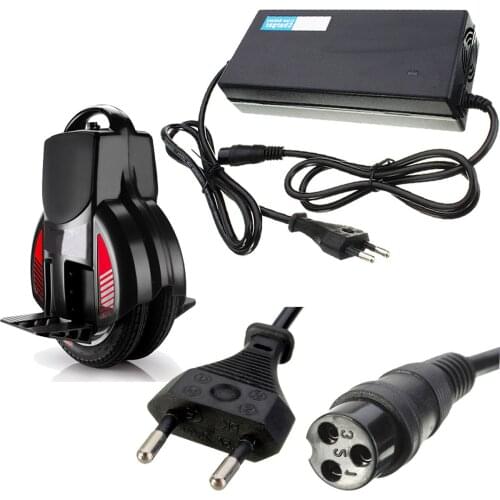 CLAITE 67.2V2A 67.2V 2A Li-ion Battery Charger For Electric Self Unicycle Scooter Smart Lithium Battery Charger Power Supply