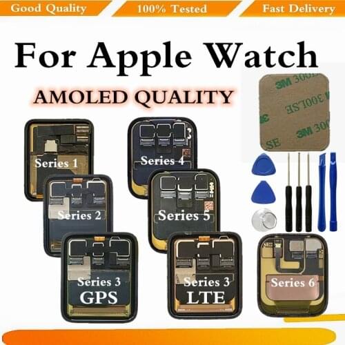For Apple Watch Series 3 Series 4 Series 5 LCD Display Screen For iWatch4 Touch Screen For iWatch1 iWatch2 iWatch6 Display
