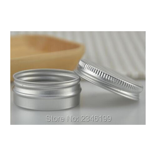10G 10ML Aluminum Jar, Tin Metal Box for Cosmetic Cream Packaging, Empty Skin Care Hand Cream Jar Packing Box, 100pcs/lot