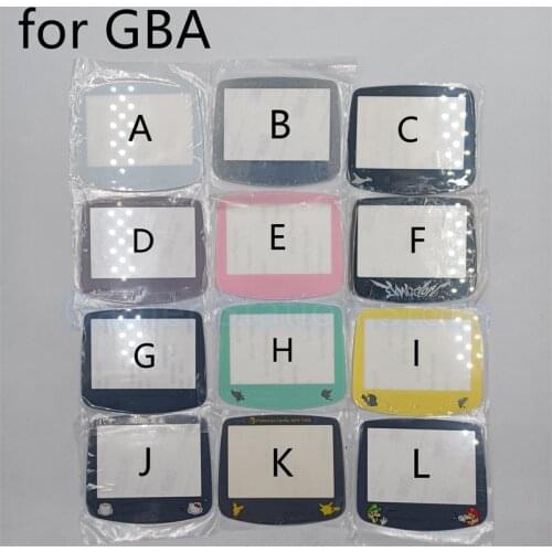 10PC GameBoy Advance GBA System Glass Screen Lens Self Stick For Nintendo Gameboy Replacement Accessories