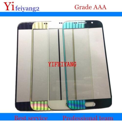20pcs A quality Replacement Touch Screen LCD Front Outer Glass Lens For Samsung Galaxy s6 G920 touch panel