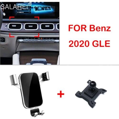 Car Phone Holder For Mercedes Benz GLE GLS 2020 Air Vent Snap-type Interior Dashboard Holder Cell Stand Accessories Phone Holder