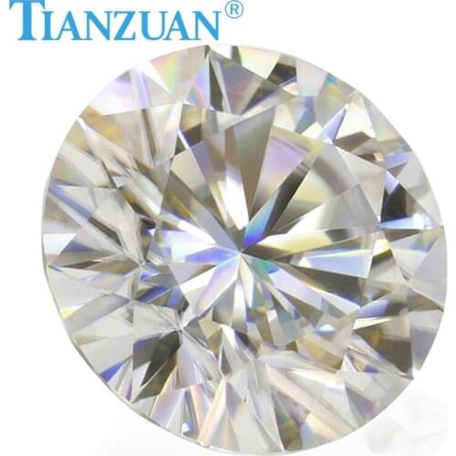 3mm to 12mm GH color white Round Brilliant cut moissanites loose gems stone