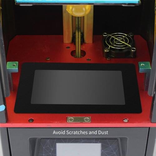 Black LCD Gasket 9.5 x 6.7in Protection from Resin Spill with Non-dust Cloths Compatible with 8.9 Inch Resin 3D Printer Screen