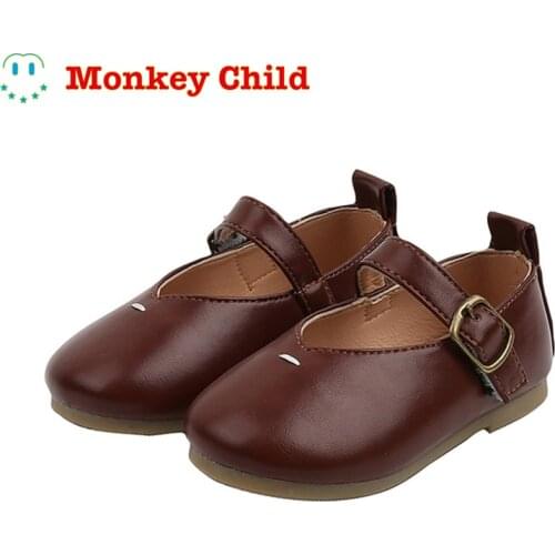 Spring Autumn Girls Shoes Mary Janes Baby Shoes White Black Princess Shoes For Kids Leather Party Dance Shoes Toddlers Shoes1-6y