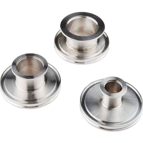 ISO63/80/100/160 Trun To KF-16 Vacuum Tri Clamp Flange Reducer SUS304 Stainless Sanitary Pipe Fitting Beer Brewing Diary Product