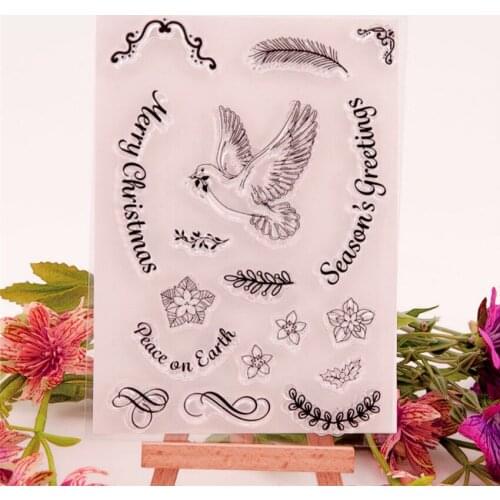 Hot sale sheep Transparent Clear Stamps / Silicone Seals Roller Stamp for DIY scrapbooking photo album/Card Making
