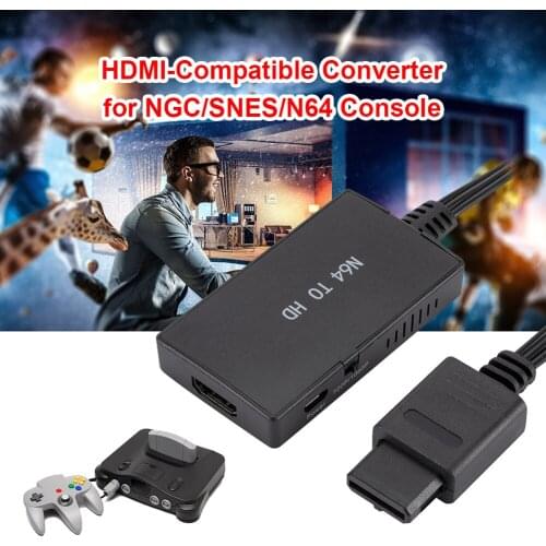 HDMI-Compatible Converter HD TV Video Cable Splitter for N64 GameCube NGC Super Console Game Accessories