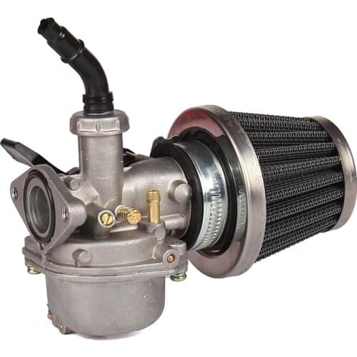 PZ19 19mm Motorcycle Carburetor With Air Filter For 50cc 70cc 90cc 110cc 125cc ATV Scooter Dirt Pit Bike Off Road Race