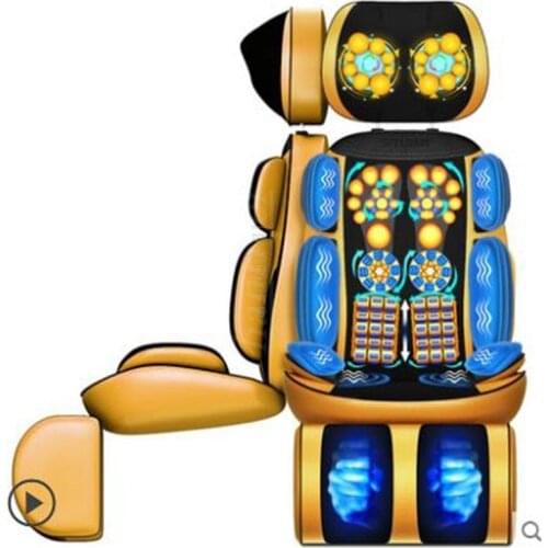 Cervical vertebra massager multifunction neck waist shoulder back whole body electric instrument knead family chair cushion