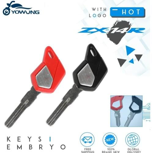1 PCS Motorcycle Uncut Blade Blank keys embryo Accessories FOR kawasaki 1400 ZX -10R ZX-6R ZZR1400 ZX-14R Ninja ZX 14 dedicated