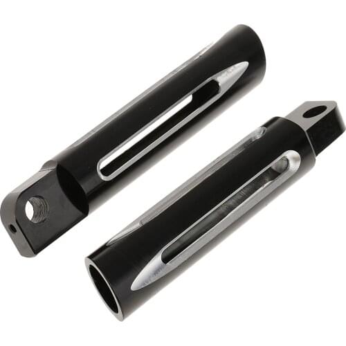 Pair Non-slip Left & Right Footrest Footpeg Pedals for Harley 883 XL1200 X48