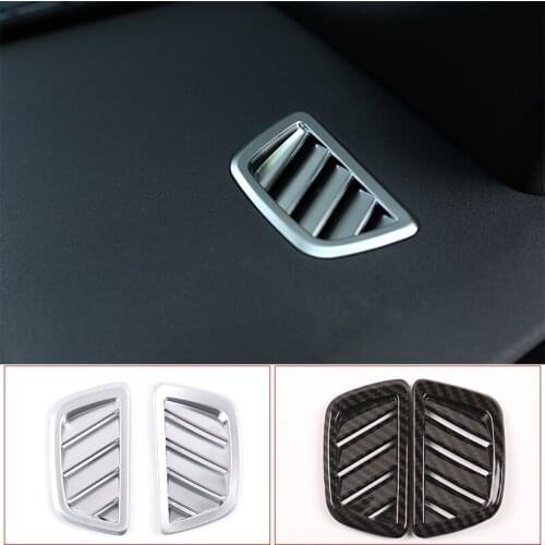 Car Accessories Interior Dashboard Air Conditioning Vent Protection Frame For Range Rover Evoque（L551）2019-2020 Plastic 2 Pcs