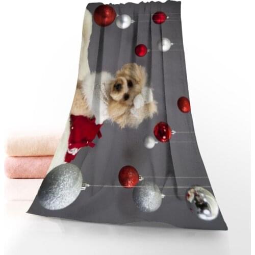 Custom Christmas Beagle Dog Canvas Painting Home Room Wall Decoration Canvas Posters And Decoration Pictures