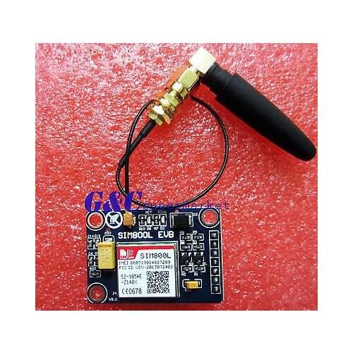 SIM800L V2.0 5V Wireless GSM GPRS MODULE Quad-Band W/ Antenna Cable Cap diy electronics