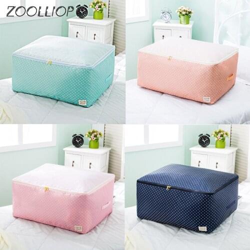 Fashion hot 2018 Household Items Storage Bags Organizer Clothes Quilt Finishing Dust Bag Quilts pouch Washable quilts bags