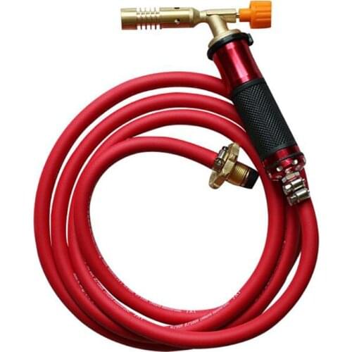 Liquefied Gas Welding Torch with Hose Soldering Welding Torch Household Oxygen-free Universal High Temperature Heating Torch