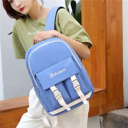 Kawaii Japanese Women Bag Large Capacity Backpack Nylon Waterproof Anti-theft School Bags School Backpack Bookbags