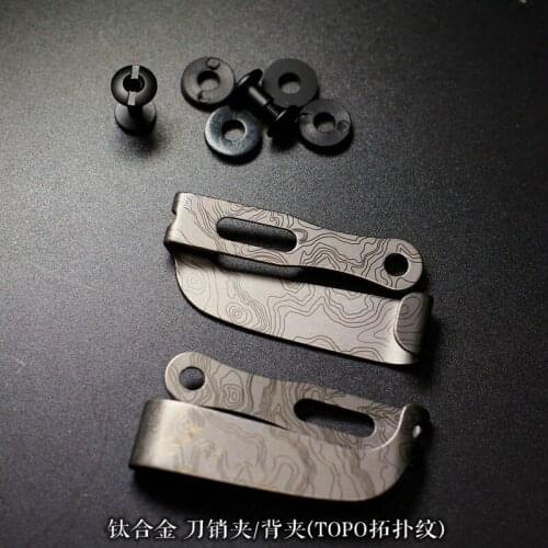 Titanium Alloy Belt Clip Kydex Plate Clip Pocket Clip Waist Clip Hook Buckle