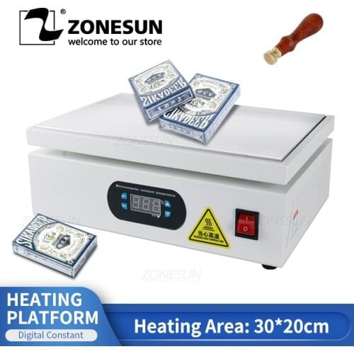 ZONESUN Cellophane Wrapping Machine Poker Box Cigarettes Perfume Cosmetics BOPP Film PVC Sealable Film Sealing Packaging Machine