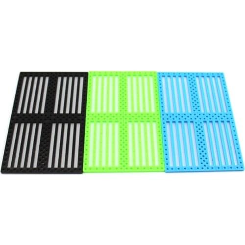 1PCS 75×120mm universal panel car chassis DIY car shell plate with hole plastic sheet connector