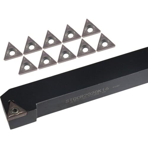 1pc STGCR/L STGCR1212H11 STGCR1616H16 STGCR2525M16 Metal Lathe Cutting Tools External Tool holder for TCMT11/16 Carbide Inserts