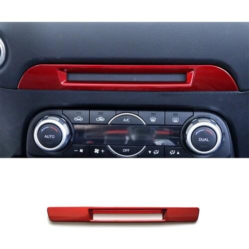 2015 2016 2017 For Mazda 2 Demio DL Sedan DJ Hatchback Interior Car ABS Chrome Middle Console Air Vent Frame Cover Accessories