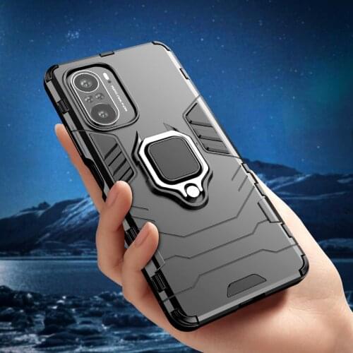 2021 Shockproof Armor Case For Xiaomi Redmi K40 K30 10x K20 6 Pro Plus 7 7A 8 8A 9 Power 9T 9i 9AT 9C NFC Finger Ring Holder Cov