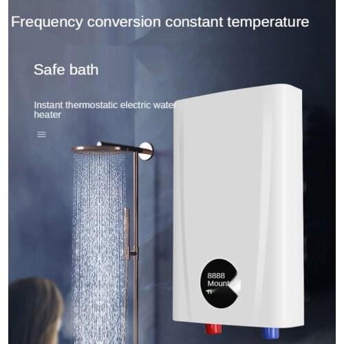 3 In 1 Instant Hot Shower Tankless Electric Commercial Water Heater Wall Mount Water Heater Hot Water Tap Gappo Kitchen Faucet