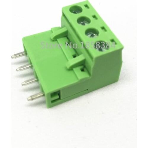 FREE SHIPPING Terminal Block ROHS 100PCS /lot 2EDG-5.08-4P + 2EDGV-5.08-4P 2EDG 2EDGV 4Pin 5.08mm Straight Pin Plug-in Screw