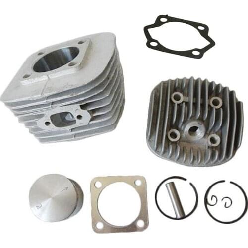 47mm Cylinder Head Set & Piston Kit Ring For 80CC Motorized Bicycle Bike Engine Parts