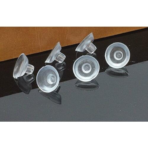 Small glass little sucker strong transparent plastic Tea table layer board chassis supporting small suction cup