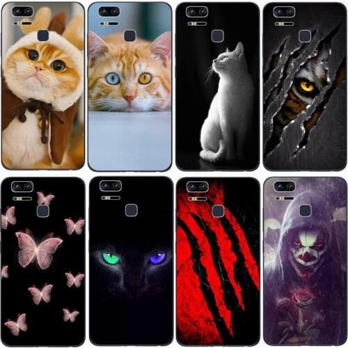 Fashion Soft silicone TPU Back Cover For ASUS ZENFONE 3ZOOM ZE553KL Phone Funda Case For Zenfone 3Zoom ZE553KL Cute Cartoon Case