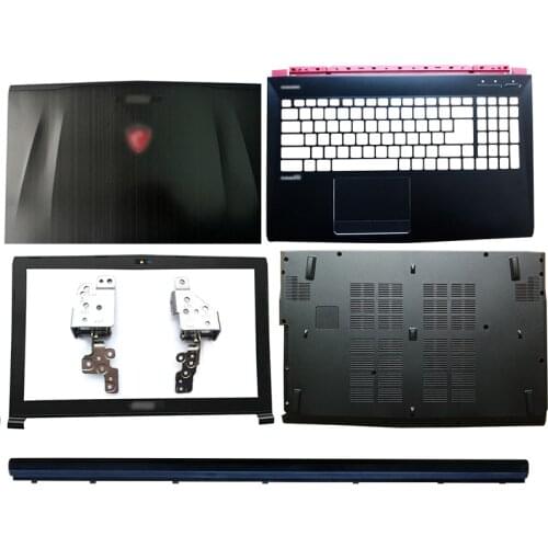NEW Top Back Cover/Front Bezel/Hinges/Hinges Cover/Palmrest/Bottom Case Laptop For MSI GE62 GE62MVR GE62VR MS-16J1 MS-16J2 MS-16