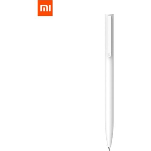 Original Xiaomi Mijia 10Pcs Gel Pens No Cap Black Ink Writing Pen White PREMEC Smooth Switzerland Refill MiKuni Japan Ink black