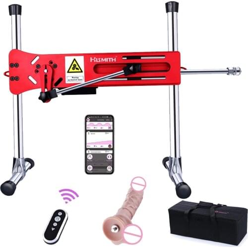 Hismith Sex machine Colorful App Control 120W Power Sex Machine for Women KlicLok Automatic Sex Machine With Silicone Dildo