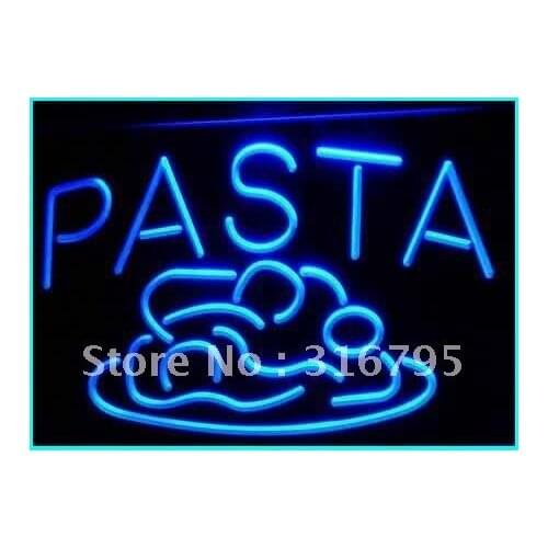I304 OPEN Pasta Cafe Restaurant Pizza LED Neon Light Light Signs On/Off Switch 20+ Colors 5 Sizes