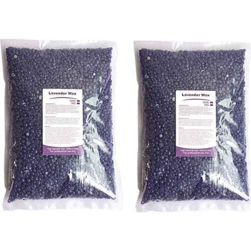 1KG Solid Hard Wax Beans Waxing Hair Removal Hot Film No Strip Depilatory