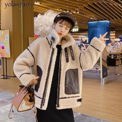 100% Genuine Wool Fur Coat Autumn Winter Female Jacket 2020 Womens Clothing Korean Coats and Jackets Women Clothes Ropa D1904