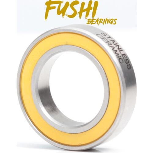 1PC 18307-2RS Stainless Bearing 18*30*7 mm ABEC-3 18307 RS Bicycle Bottom Bracket Repair Parts 18 30 7 Ceramic Balls Bearings