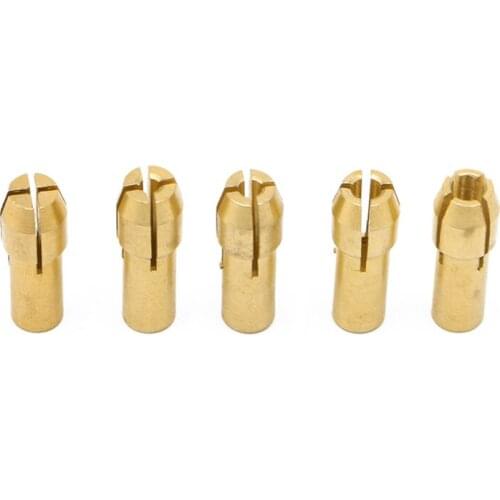 0.5-3mm 7Pcs Small Electric Drill Bit Collet Clamp Micro Twist Drill Tool