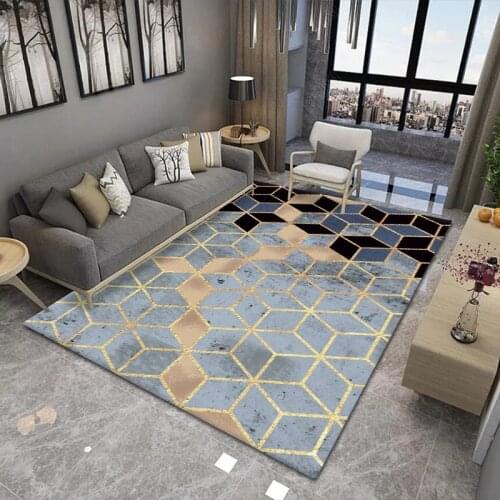 Home Decor Hallway Corridor Floor Area Rug Bedside Mat Entrance Doormat Kithchen Bathroom Rug 3D Geometric Print Indoor Carpet