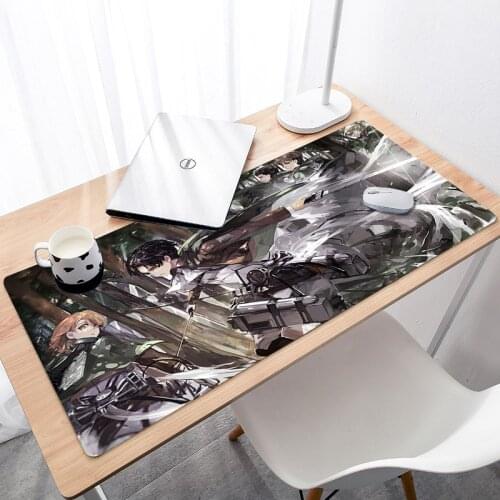 Gaming Mouse Mat Large Mause Pad Mat For Computer Gamer 900x400x2mm Shingeki No Kyojin Large Size Rubber Gaming Mouse Pad