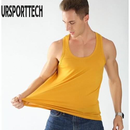 Tank Top Men Sleeveless Oversize L-7XL Vest Summer Male Tank Top Workout Fitness Gyms Bodybuilding ModaL Undershirt Gilet
