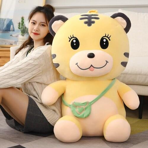 Lovely tiger Plush Toy Stuffed Soft Animal Cartoon Pillow Cute Christmas Gift for Kids Kawaii Valentine Present