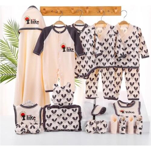 Fashion Newborn Baby Set Boy Girl Clothes 100% Cotton Infant Suit Baby Outfits Pants Baby Clothing Sets Baby gift