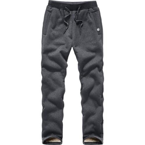 Men Pants Thicken Warm Sweatpants 2020 New Casual Fleece Trousers Fashion Joggers Pants with Pockets Plus Size 7XL 8XL