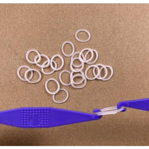 Invisible Elastic Bands Elastics Orthodontic Dental Clear Traction Ties 5000Pis 3.5OZ 1/8 3/16 1/4 5/16 3/8