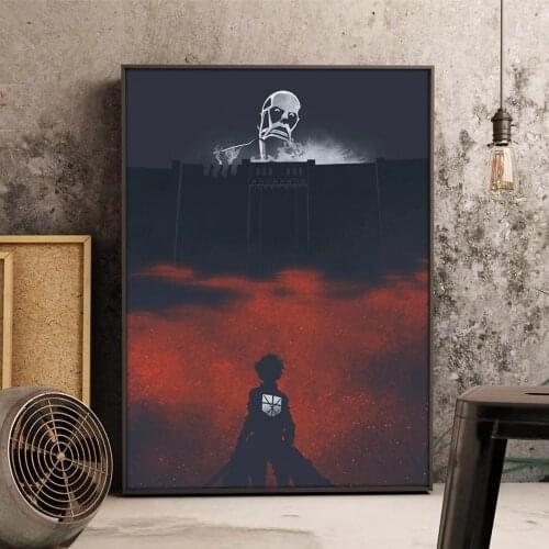 Anime Attack On Titan Poste Canvas Prints Poster Home Decoration Painting Wall Art Pictures Modular Decorative Paintings