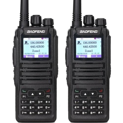 2Pcs Baofeng UVXS Walkie Talkie Dual Time Slot DMR Digital/Analog 3000 Channel DMR Repeater SMS Compatible With Motorola Tier1&2